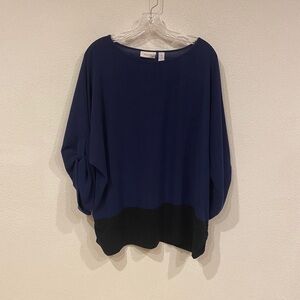 Chico’s Colorblock Top Size XL EUC